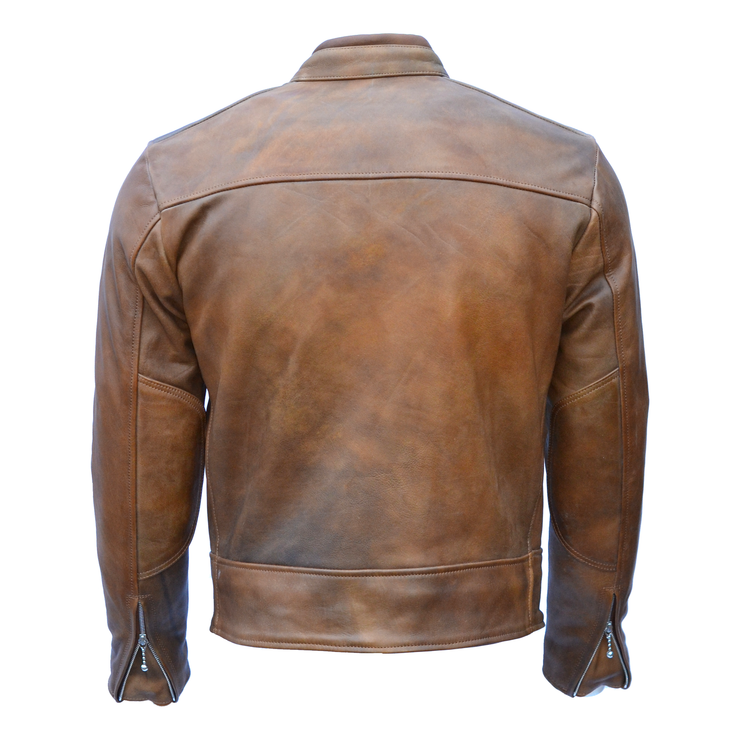 GOLDTOP LANCER JACKET (CE ARMOURED) - WAXED BROWN