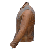GOLDTOP LANCER JACKET (CE ARMOURED) - WAXED BROWN