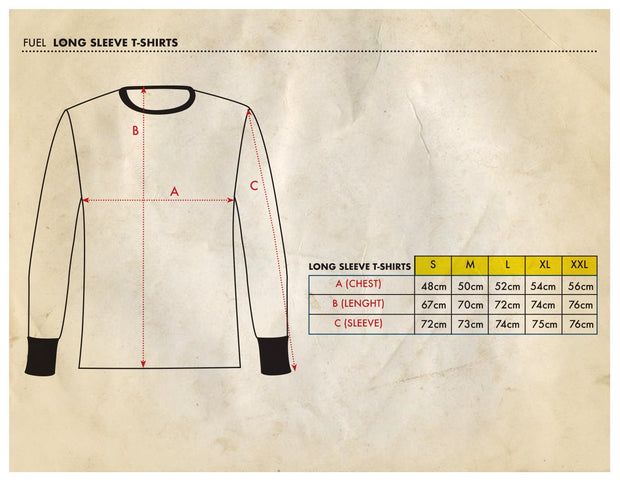 FUEL "OLD SCHOOL" LONG SLEEVE - SIZE 2XL - SALE!