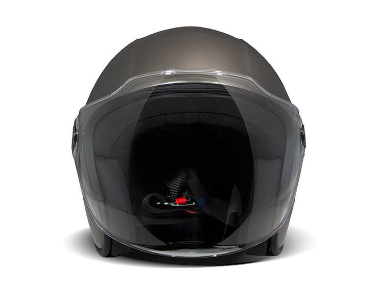 DMD PROJECT-1 (P1) JET HELMET - GLOSS GREY