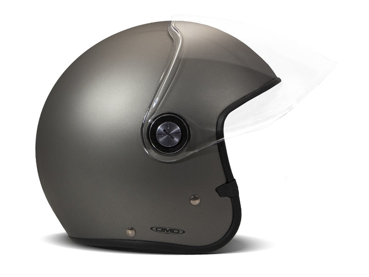 DMD PROJECT-1 (P1) JET HELMET - MATTE GREY - SIZE L