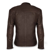 DMD SOLO RIDER BROWN LEATHER JACKET - XXL - SALE - LAST ONE!