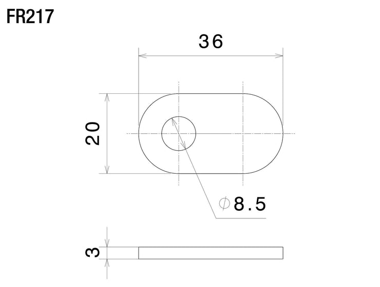 RIZOMA MOUNTING KIT FOR TURN SIGNALS - FR217B