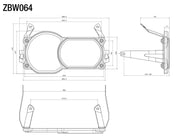 RIZOMA HEADLIGHT GUARD FOR BMW R 1250 GS 2021-22 - ZBW064B