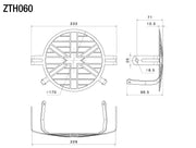 RIZOMA HEADLIGHT GUARD UNION JACK FOR TRIUMPH THRUXTON 1200 & SPEED TWIN - ZTH060B