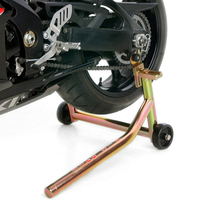 PIT BULL SPOOLED FORWARD HANDLE REAR MOTORCYCLE STAND - F0043A-000
