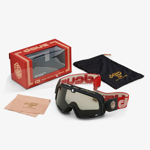 100% BARSTOW GOGGLE DEUS - SMOKE LENS