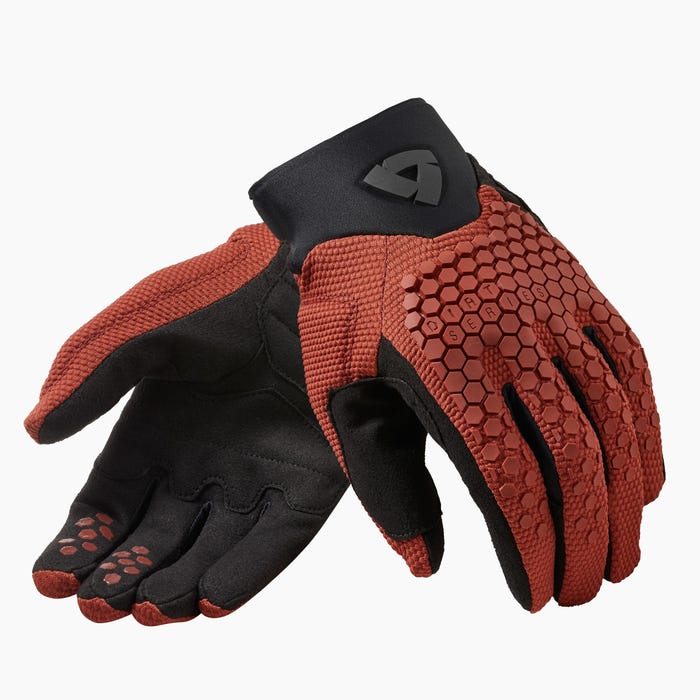 REV'IT! MASSIF GLOVES - BURGUNDY RED