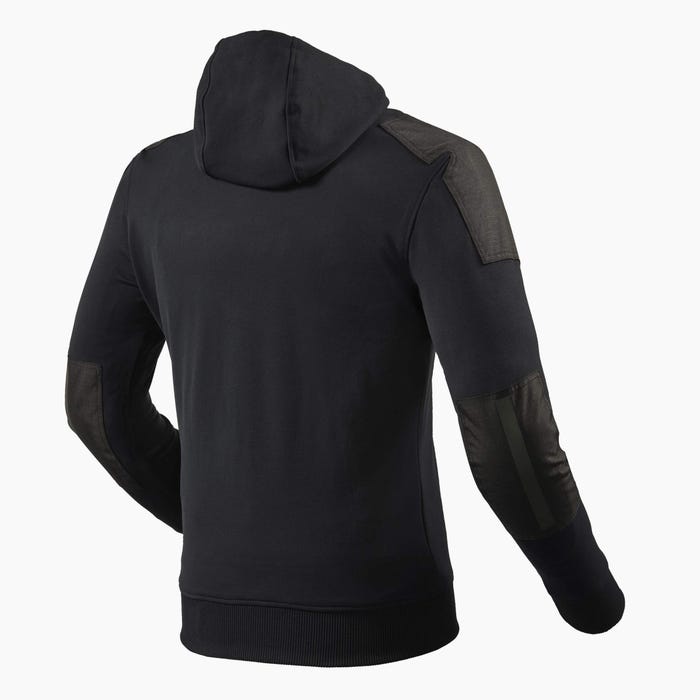 REV'IT! CEDAR ARMOURED RIDING HOODY - BLACK