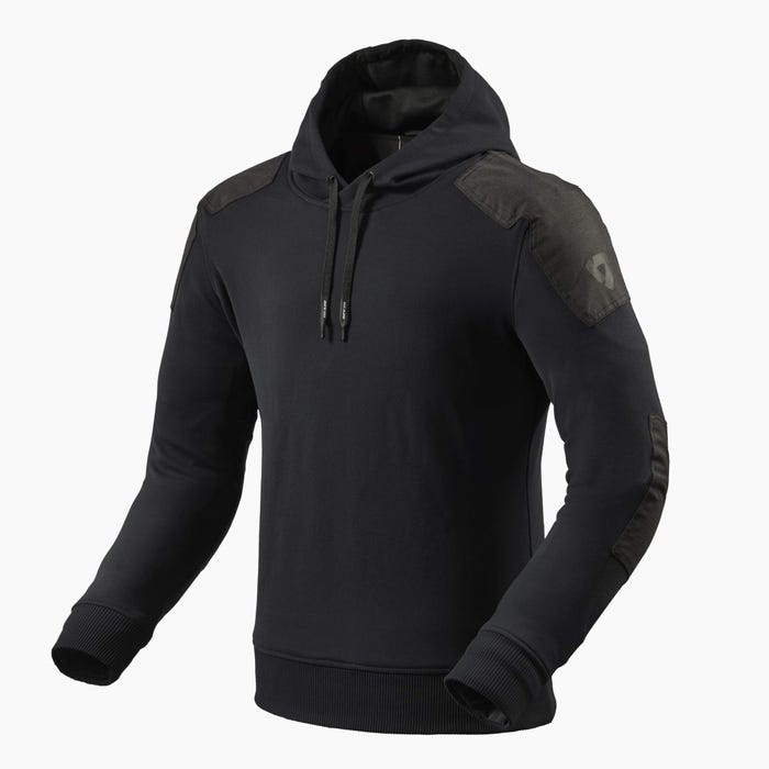 REV'IT! CEDAR ARMOURED RIDING HOODY - BLACK