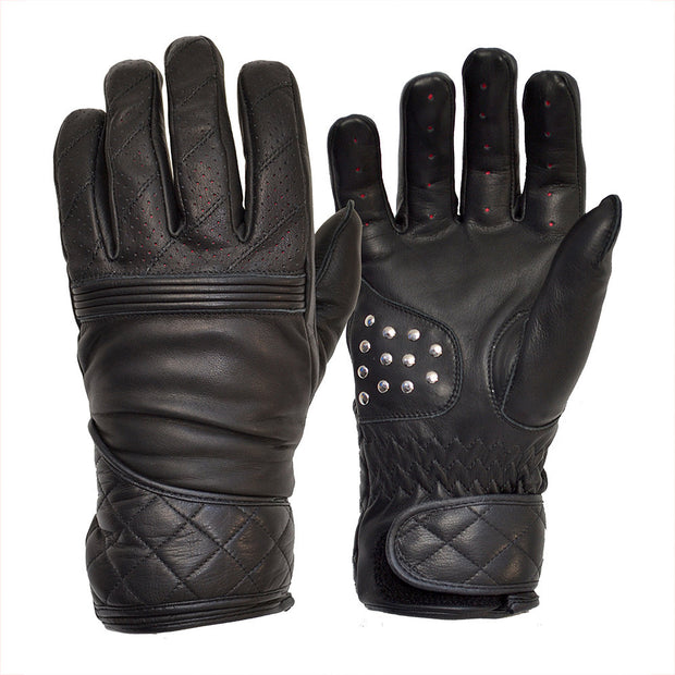 GOLDTOP FLAT TRACK RACING GLOVE - BLACK - SIZE M, XL