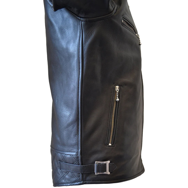 GOLDTOP FLAT TRACKER JACKET (CE ARMOURED) - BLACK