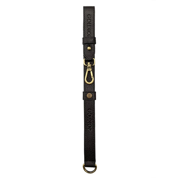 GOLDTOP LEATHER GLOVE STRAP - FULL GRAIN BLACK