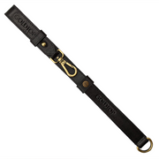 GOLDTOP LEATHER GLOVE STRAP - SMOOTH BLACK