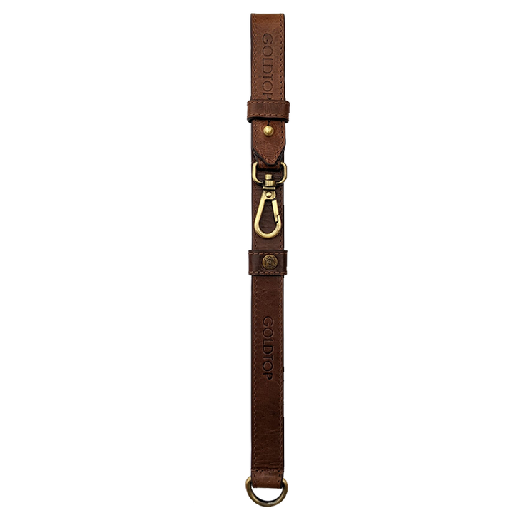 GOLDTOP LEATHER GLOVE STRAP - SMOOTH BROWN