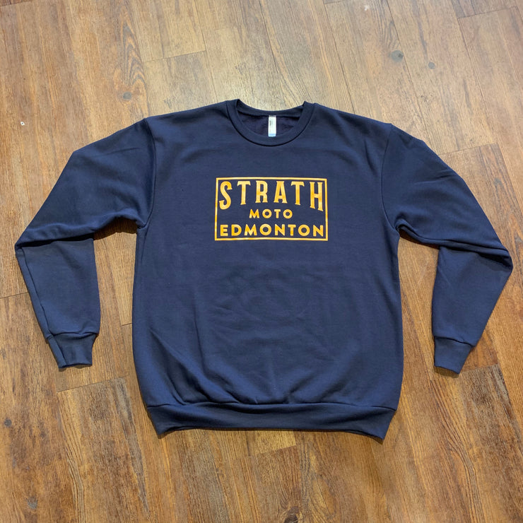 STRATH MOTO EDMONTON SWEATSHIRT 2.0 - NAVY - SIZE L