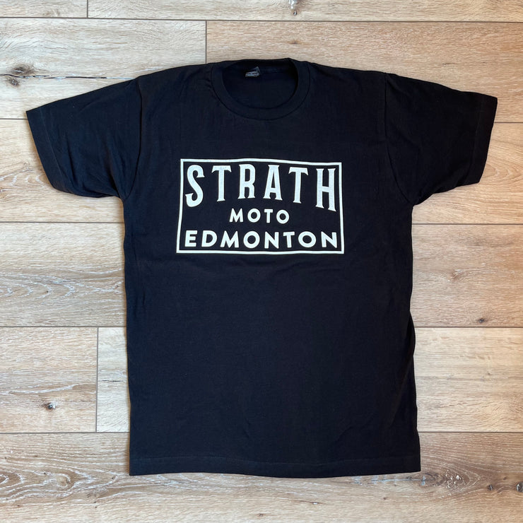 STRATH MOTO EDMONTON TEE - BLACK - XL