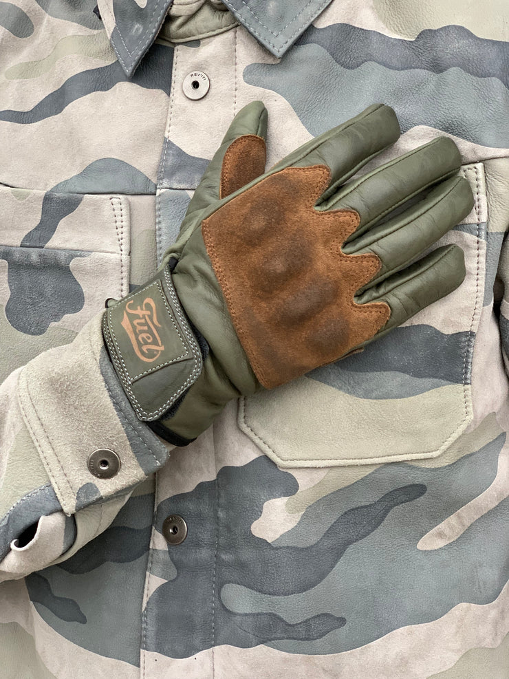 FUEL RODEO GLOVES OLIVE