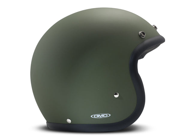 DMD VINTAGE JET HELMET ECE 22.05 - MATTE GREEN - S, XL