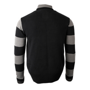 GOLDTOP 1920'S MOTORCYCLE RACING SWEATER - BLACK/GREY