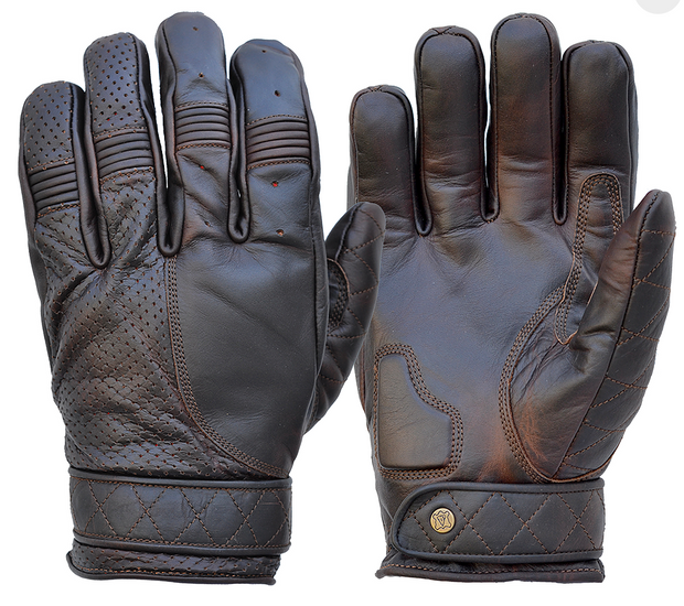 GOLDTOP SHORT BOBBER GLOVES - OILED COGNAC - SIZE S - LAST ONE!