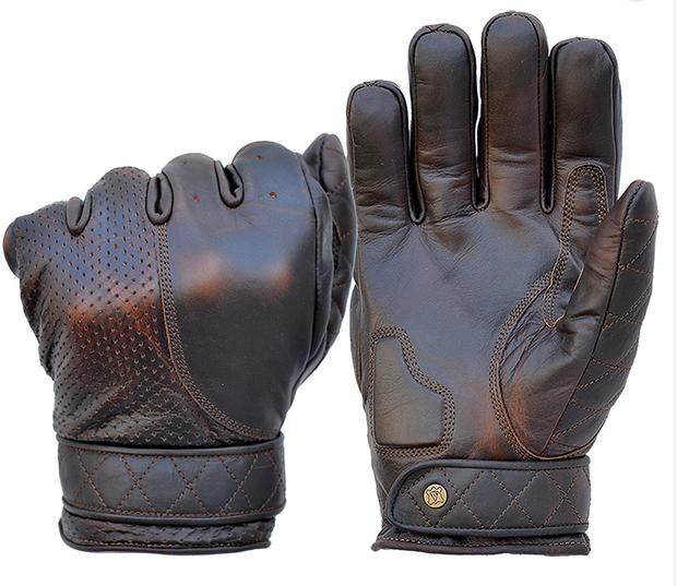 GOLDTOP SHORT BOBBER GLOVES - OILED COGNAC - SIZE S - LAST ONE!