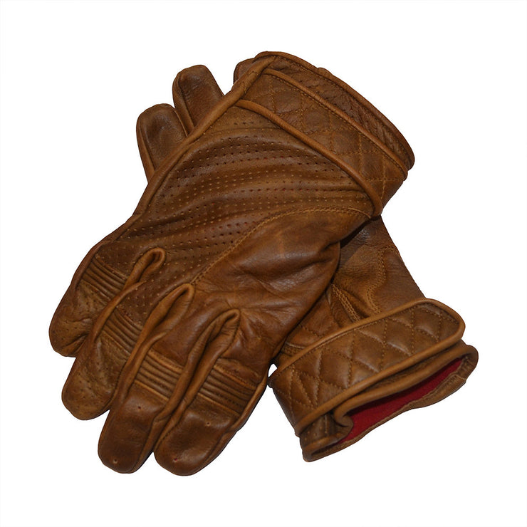 GOLDTOP SHORT BOBBER GLOVES - WAXED BROWN