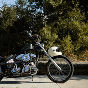 BILTWELL GRINGO S ECE 22.05 HELMET - GLOSS VINTAGE WHITE - SALE!