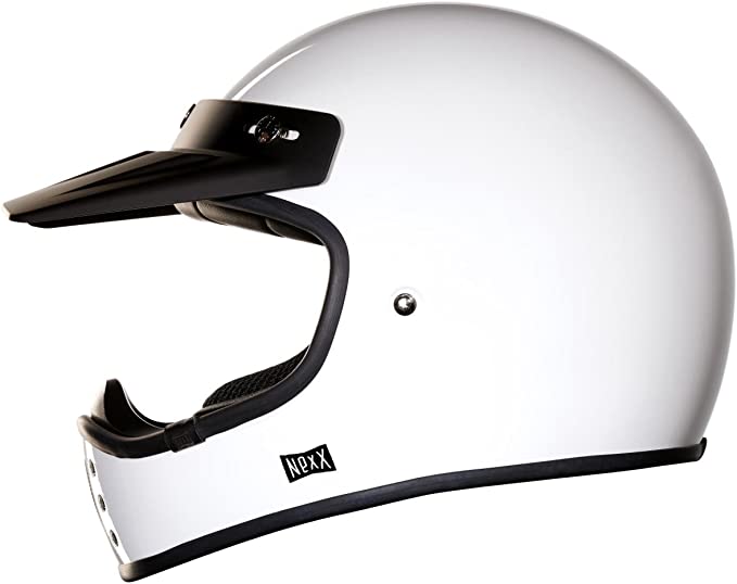 NEXX X.G200 PURIST HELMET - GLOSS WHITE - M - LAST ONE - SALE!