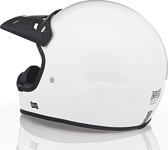 NEXX X.G200 PURIST HELMET - GLOSS WHITE - M - LAST ONE - SALE!