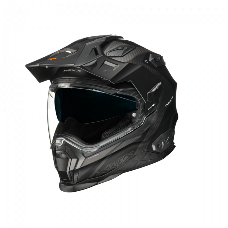 NEXX X.WED2 ADV HELMET - VAAL MT BLACK CARBON - SIZE XL