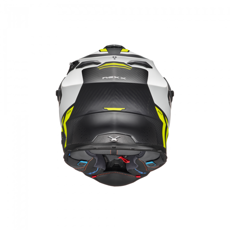 NEXX X.WED2 ADV HELMET - VAAL WHITE/BLACK CARBON