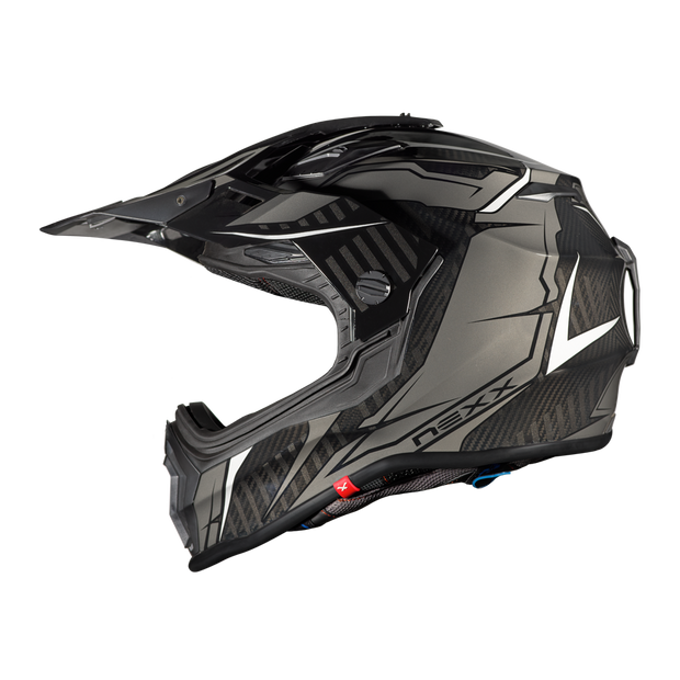 NEXX X.WRL RALLY ADV HELMET - X-PRO CARBON - ATIKA BLK/GRY