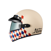 NEXX X.G100 CHECKMATE HELMET - CLASSIC CREAM - SALE!