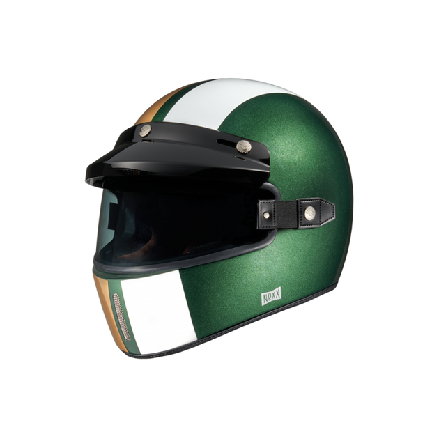 NEXX X.G100 DRAGMASTER HELMET - GREEN/GOLD - SIZE XL - SALE!