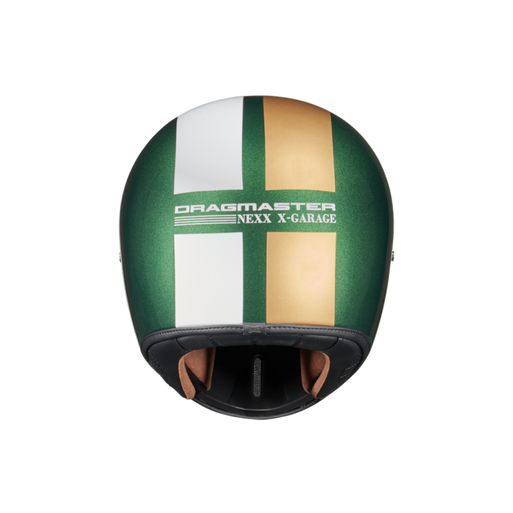 NEXX X.G100 DRAGMASTER HELMET - GREEN/GOLD - SIZE XL - SALE!