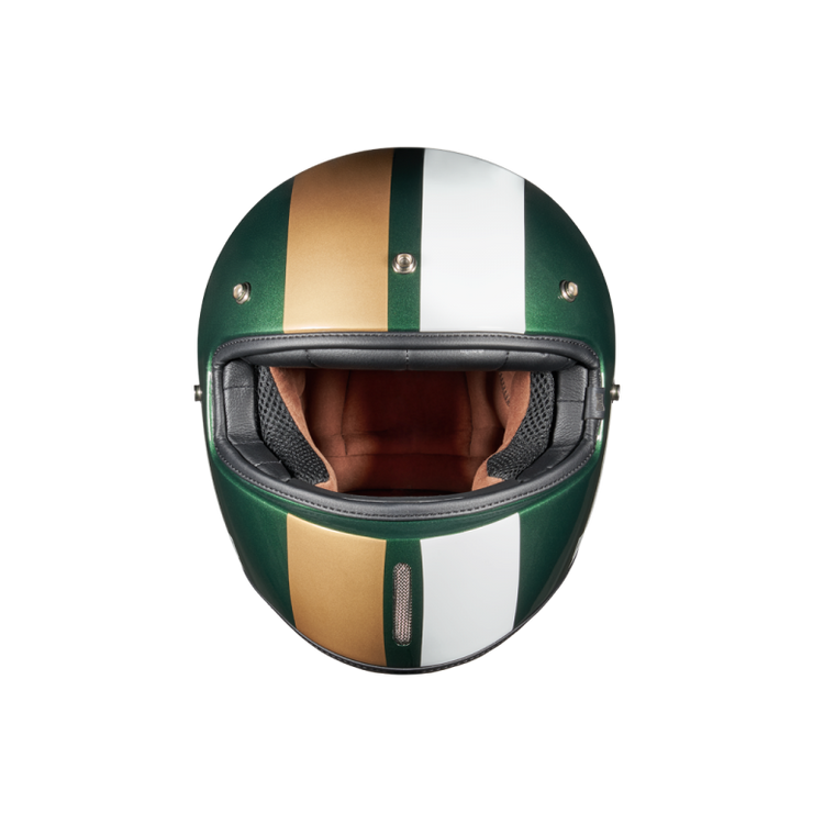 NEXX X.G100 DRAGMASTER HELMET - GREEN/GOLD - SIZE XL - SALE!