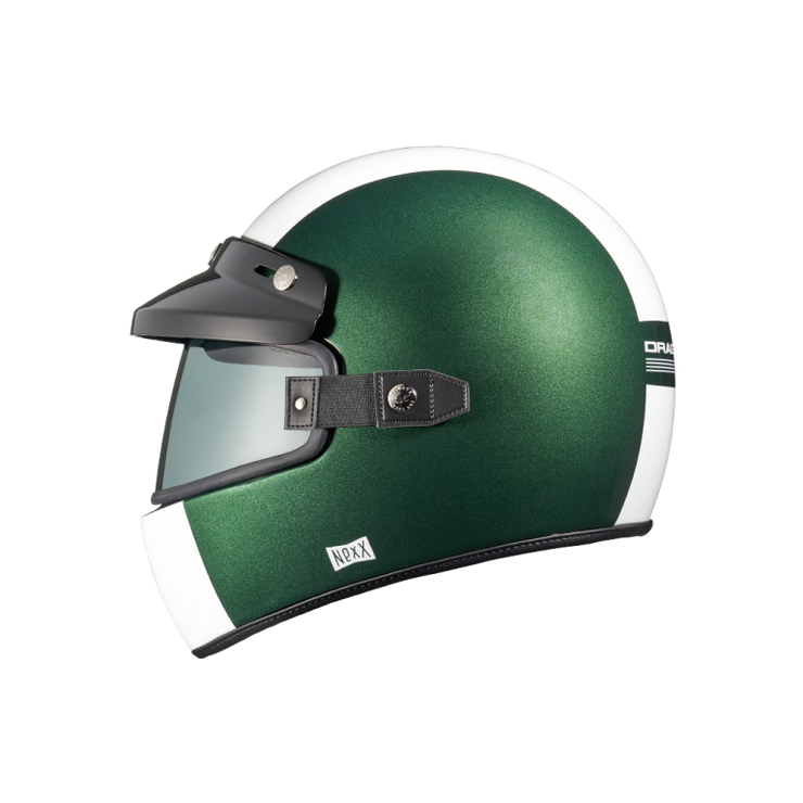 NEXX X.G100 DRAGMASTER HELMET - GREEN/GOLD - SIZE XL - SALE!