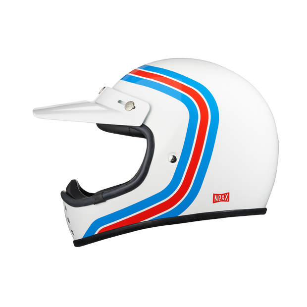 NEXX X.G200 GHARDAIA HELMET - WHITE/RED - M, XL