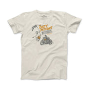 AGE OF GLORY BEACH RACE T-SHIRT - ECRU - SIZE L, XL