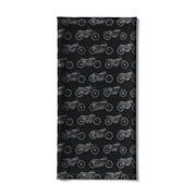 AGE OF GLORY LEGENDARY BIKES NECK TUBE - BLACK / GREY