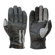 AGE OF GLORY MILES LEATHER GLOVES - BLACK GREY