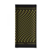 AGE OF GLORY TWISTED CHECKERS NECK TUBE - BLACK / ARMY GREEN