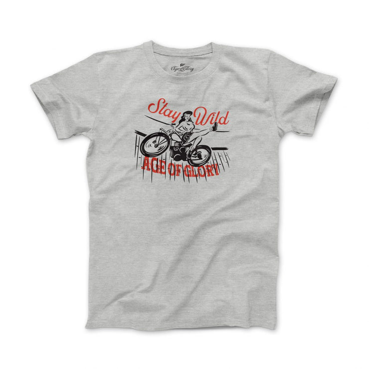 AGE OF GLORY WALL OF DEATH T-SHIRT - HEATHER GREY