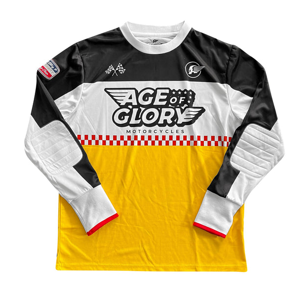 AGE OF GLORY WINGS MESH JERSEY - YELLOW WHITE BLACK