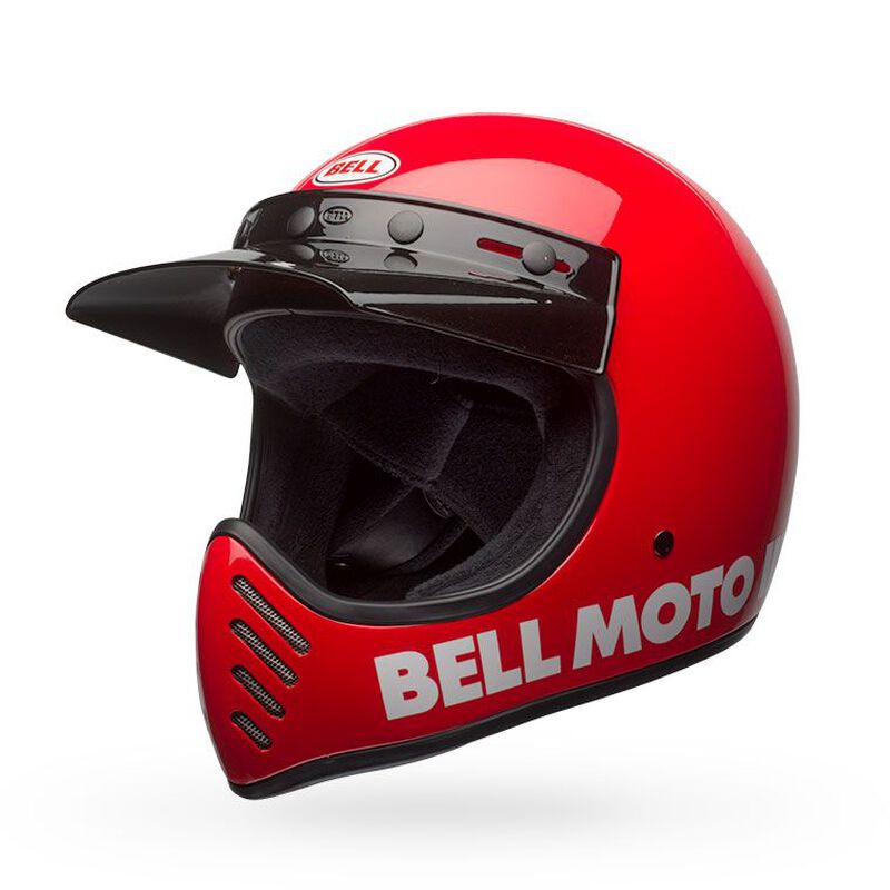 BELL MOTO 3 - CLASSIC GLOSS RED – Strath Moto
