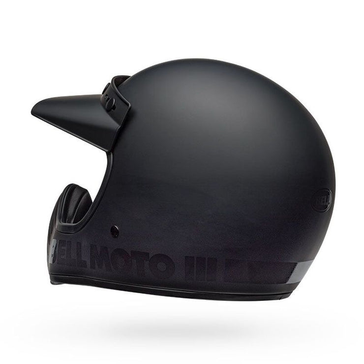 BELL MOTO 3 - MATTE/GLOSS BLACKOUT CLASSIC