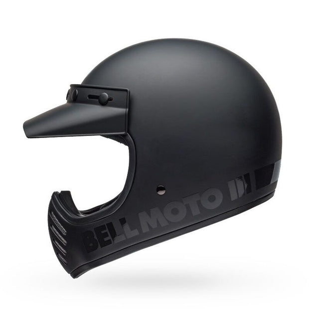 BELL MOTO 3 - MATTE/GLOSS BLACKOUT CLASSIC