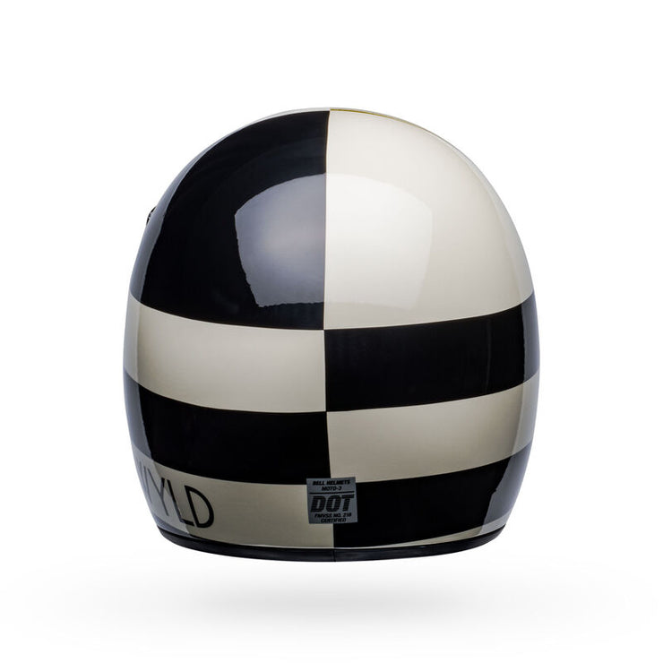 BELL MOTO 3 - ATWYLD ORBIT GLOSS WHITE/BLACK - SIZE S