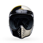 BELL MOTO 3 - ATWYLD ORBIT GLOSS WHITE/BLACK - SIZE S